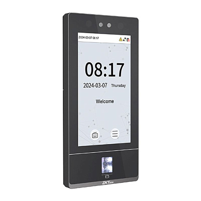 картинка ZKTeco SenseFace 7A Биометрический терминал распознавания лиц, RFID карт (EMM), влагозащищенный от компании Intant